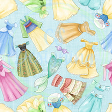 Load image into Gallery viewer, Princess dresses seamless pattern