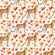 Load image into Gallery viewer, Valentines cheetah seamless pattern