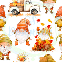 Load image into Gallery viewer, Fall gnomes seamless pattern