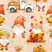 Load image into Gallery viewer, Fall gnomes seamless pattern