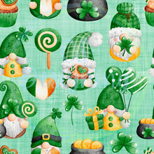 Load image into Gallery viewer, St patty gnomes seamless pattern