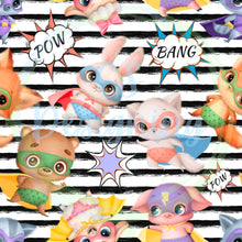 Load image into Gallery viewer, Super animals seamless pattern