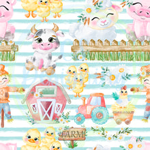 Load image into Gallery viewer, Farm animals seamless pattern