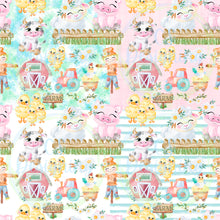 Load image into Gallery viewer, Farm animals seamless pattern