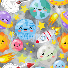 Load image into Gallery viewer, Space seamless pattern