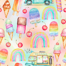Load image into Gallery viewer, Ice cream seamless pattern