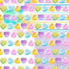 Load image into Gallery viewer, Heart candy seamless pattern