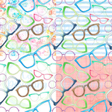 Load image into Gallery viewer, Glasses seamless pattern