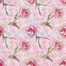 Load image into Gallery viewer, Elegant roses seamless pattern