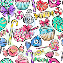 Load image into Gallery viewer, Hard candy seamless pattern