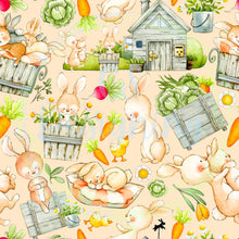 Load image into Gallery viewer, Bunny season seamless pattern
