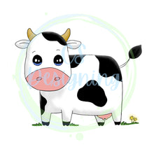 Load image into Gallery viewer, Hand drawn cow PNG