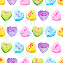 Load image into Gallery viewer, Heart candy seamless pattern