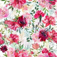 Load image into Gallery viewer, Fuschia floral seamless pattern