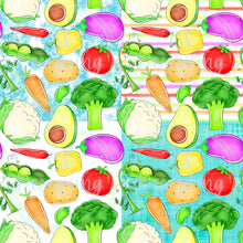 Load image into Gallery viewer, Veggies seamless pattern
