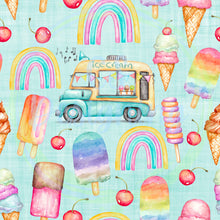 Load image into Gallery viewer, Ice cream seamless pattern