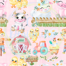 Load image into Gallery viewer, Farm animals seamless pattern