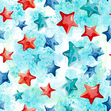 Load image into Gallery viewer, Starts seamless pattern