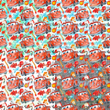 Load image into Gallery viewer, Firefighter seamless pattern