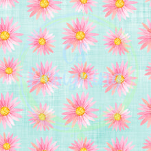 Load image into Gallery viewer, Pink daisy seamless pattern