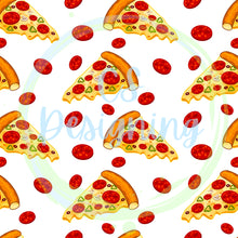 Load image into Gallery viewer, Pizza seamless pattern