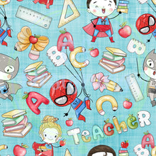Load image into Gallery viewer, Back to school seamless pattern
