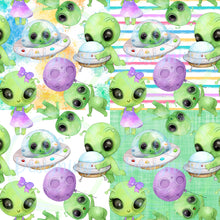 Load image into Gallery viewer, Aliens seamless pattern
