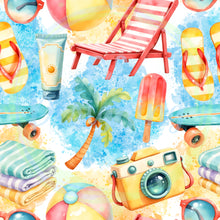 Load image into Gallery viewer, Summer Party seamless pattern
