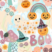 Load image into Gallery viewer, Retro Halloween seamless pattern
