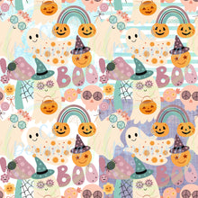 Load image into Gallery viewer, Retro Halloween seamless pattern
