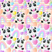 Load image into Gallery viewer, Pandicorn seamless pattern
