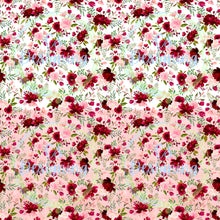 Load image into Gallery viewer, Burgundy floral seamless pattern
