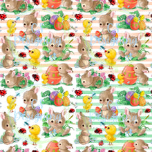 Load image into Gallery viewer, Bunny garden seamless pattern
