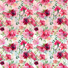 Load image into Gallery viewer, Fuschia floral seamless pattern
