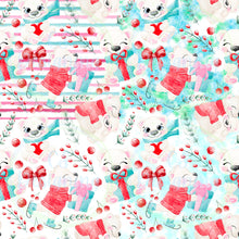 Load image into Gallery viewer, Winter bear seamless pattern
