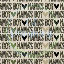 Load image into Gallery viewer, Mama’s Boy seamless pattern

