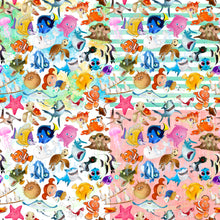Load image into Gallery viewer, Fish seamless pattern
