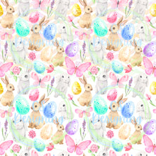 Load image into Gallery viewer, Bunnies &amp; eggs seamless pattern
