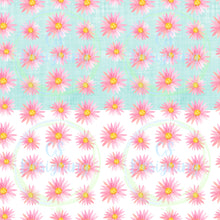 Load image into Gallery viewer, Pink daisy seamless pattern
