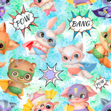Load image into Gallery viewer, Super animals seamless pattern
