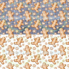 Load image into Gallery viewer, Gingerbread couple seamless pattern
