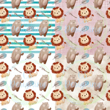 Load image into Gallery viewer, Lions and bears seamless pattern
