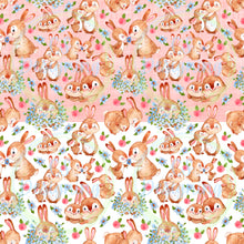 Load image into Gallery viewer, Bunnies mommy and me seamless pattern
