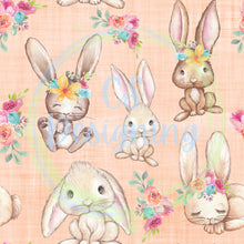 Load image into Gallery viewer, Floral bunny pattern

