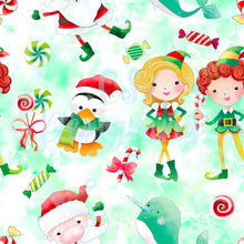 Load image into Gallery viewer, Elf seamless pattern
